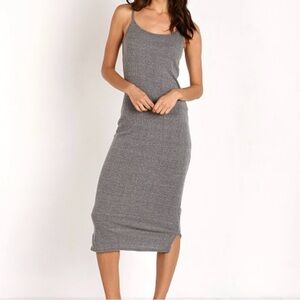 LACAUSA midi cotton dress